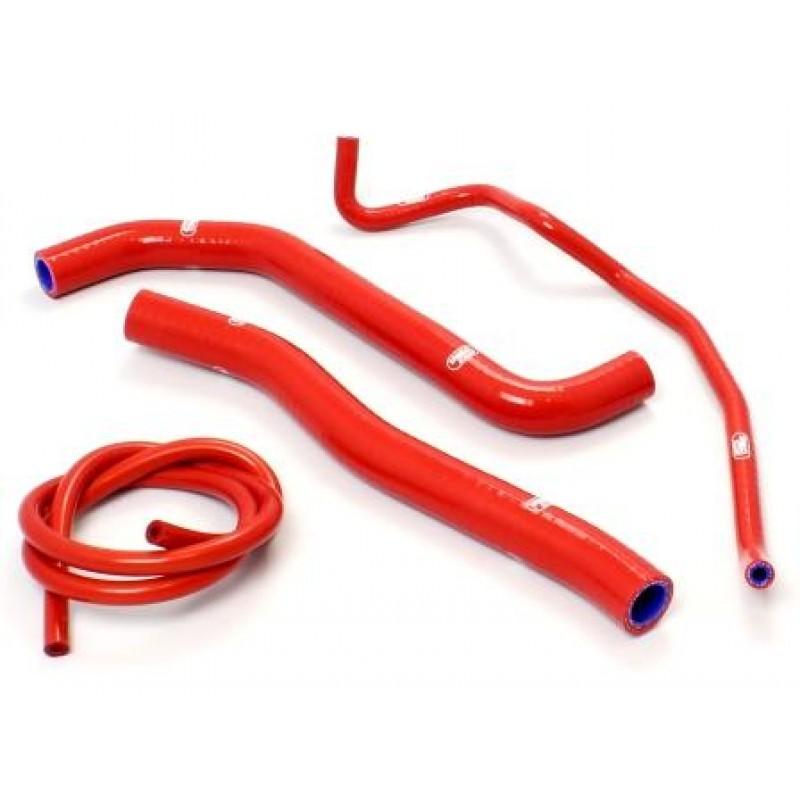 SAMCO HOSE KIT HONDA CRF250L 2013-2019, 4 PIECE KIT, RED, HON-90 RD