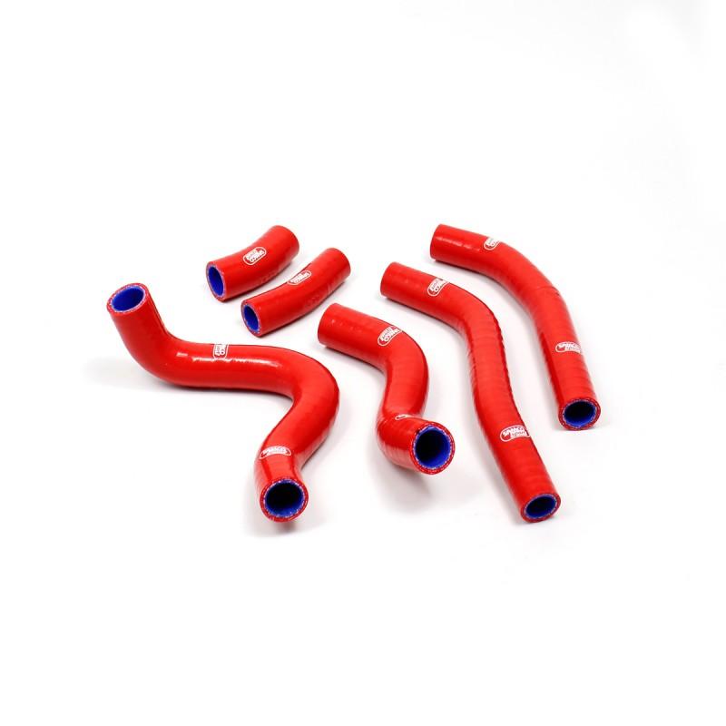 SAMCO HOSE KIT HONDA CRF450R 15-16 OEM DESIGN, 6 PIECE KIT, RED, HON-96 RD
