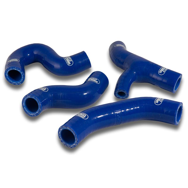 SAMCO HOSE KIT HUSQVARNA FE450/501 17-19, 4 PIECE KIT, BLUE, HUS-37/KTM-91