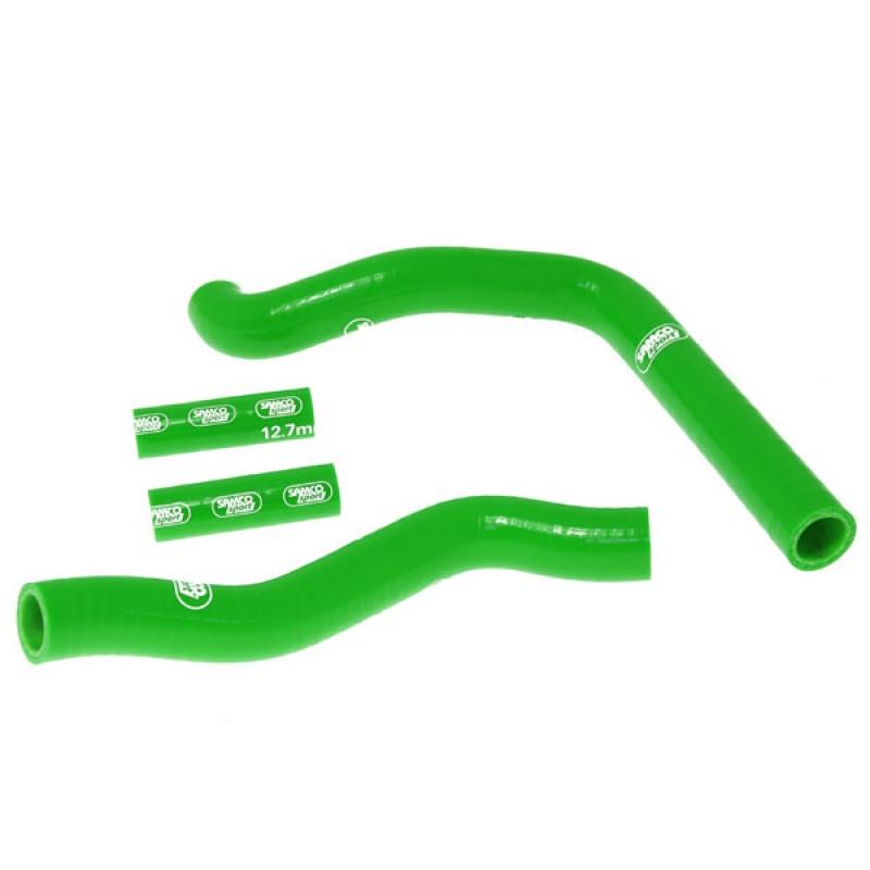 SAMCO HOSE KIT KAWASAKI KX250 2005-2008, 4 PIECE KIT, GREEN, KAW-32 GN