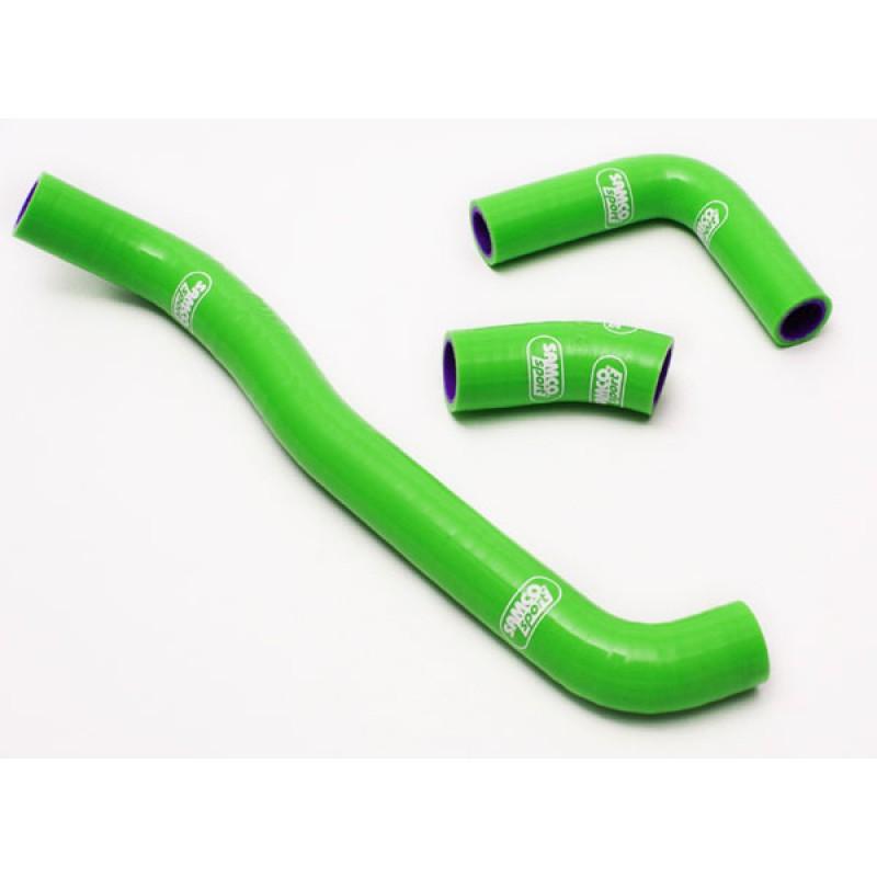 SAMCO HOSE KIT KAWASAKI KLX450SR 03-04, 3 PIECE KIT, GREEN, KAW-24 GN