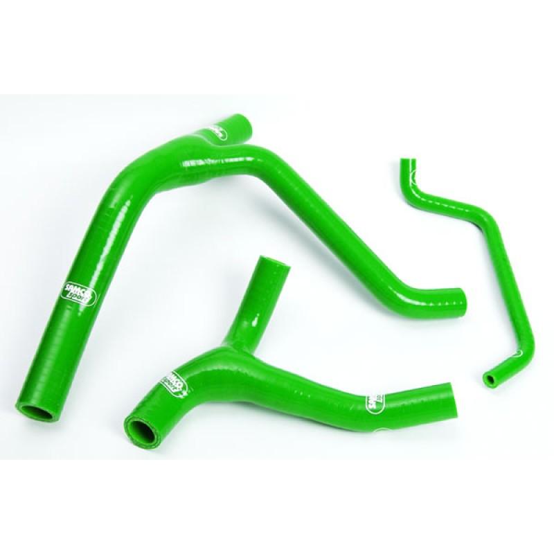 SAMCO HOSE KIT KAWASAKI KX450F 06-08, KLX450R 07-15, 3 PIECE, GREEN, KAW-23 GN