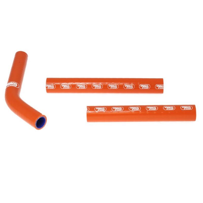 SAMCO HOSE KIT KTM 125/150SX 2011-2015, 3 PIECE KIT, ORANGE, KTM-36 OR