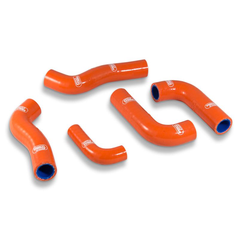 SAMCO HOSE KIT KTM 250 EXC-F 12-13, 5 PIECE KIT, ORANGE, KTM-84 OR