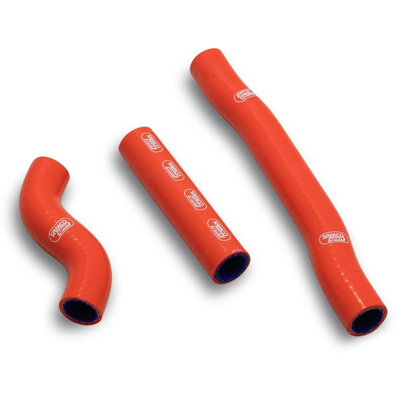 SAMCO HOSE KIT KTM 250/300 SX 17-18, 3 PIECE KIT, ORANGE, KTM-88 OR