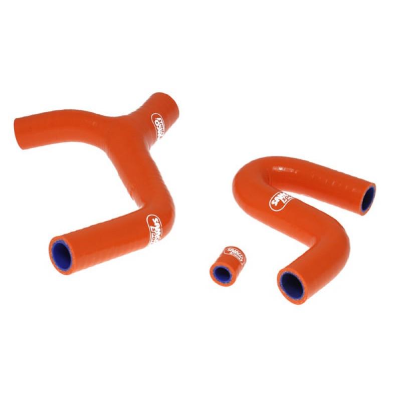 SAMCO HOSE KIT KTM 400-530 08-11Thermostat Bypass, 3 PIECE, ORANGE, KTM-23 OR