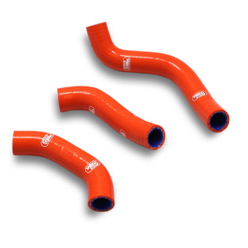SAMCO HOSE KIT KTM 450 SX-F 16-18, 3 PIECE KIT, ORANGE, KTM-81 OR