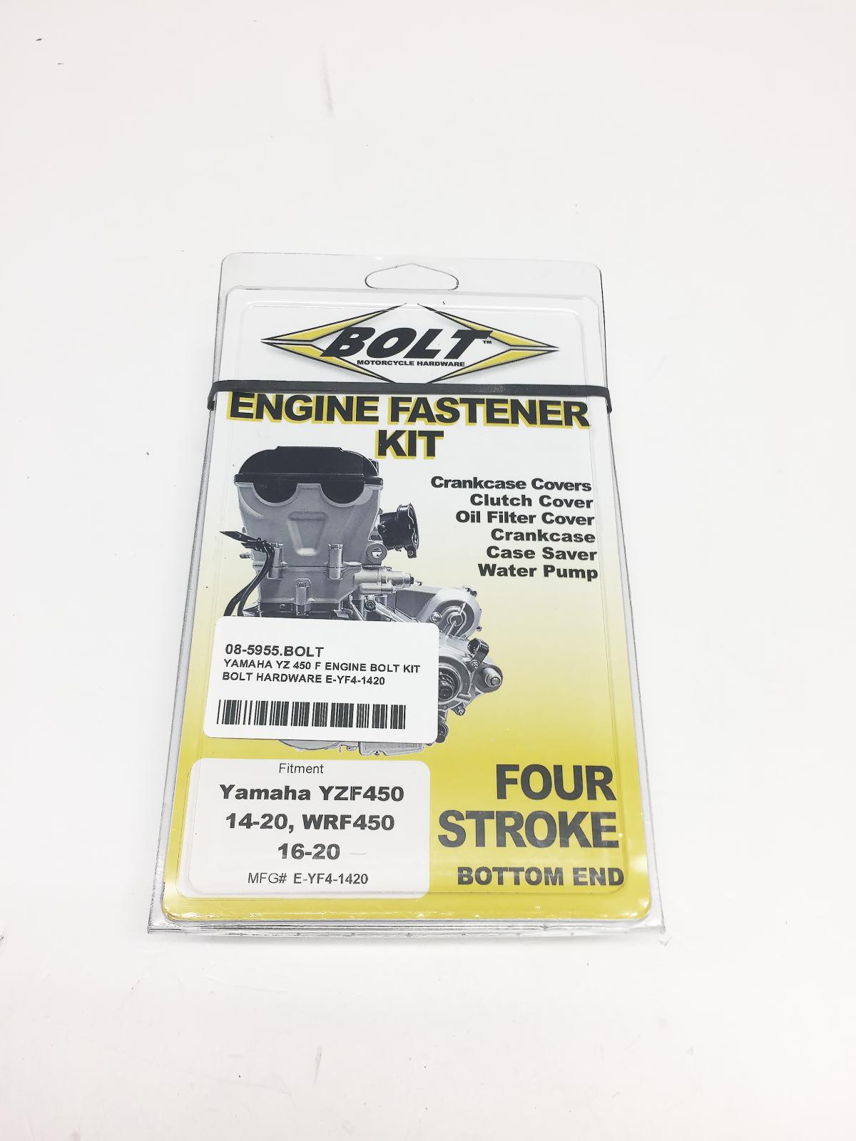 YAMAHA YZ 450 F 14-20 ENGINE BOLT KIT, BOLT HARDWARE E-YF4-1420