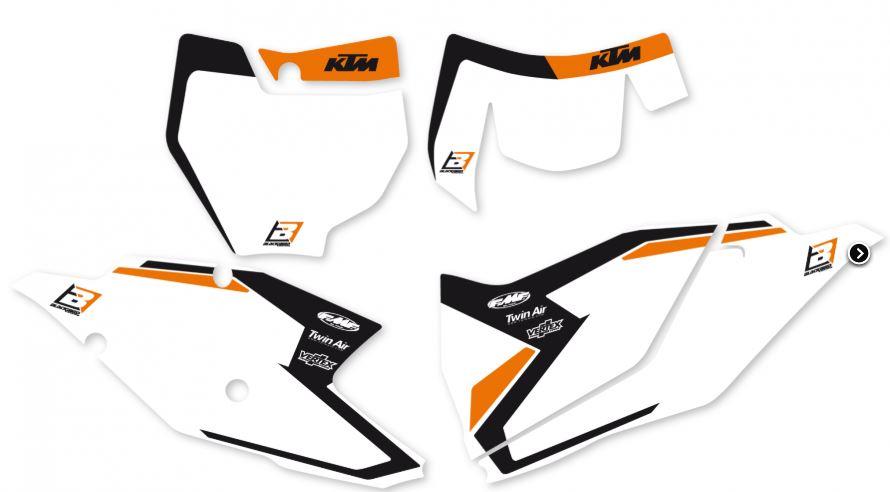 MX BACKGROUNDS KTM SX 125-250 2016-2018, SX-F 250-450 2016-2018