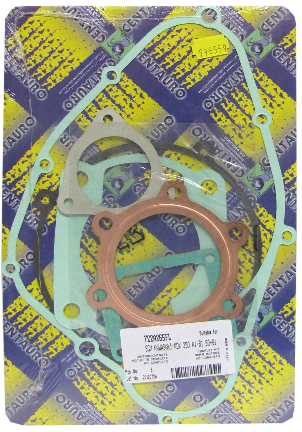Centauro Full Gasket Set Kawasaki KDX250A,B 1980-1981