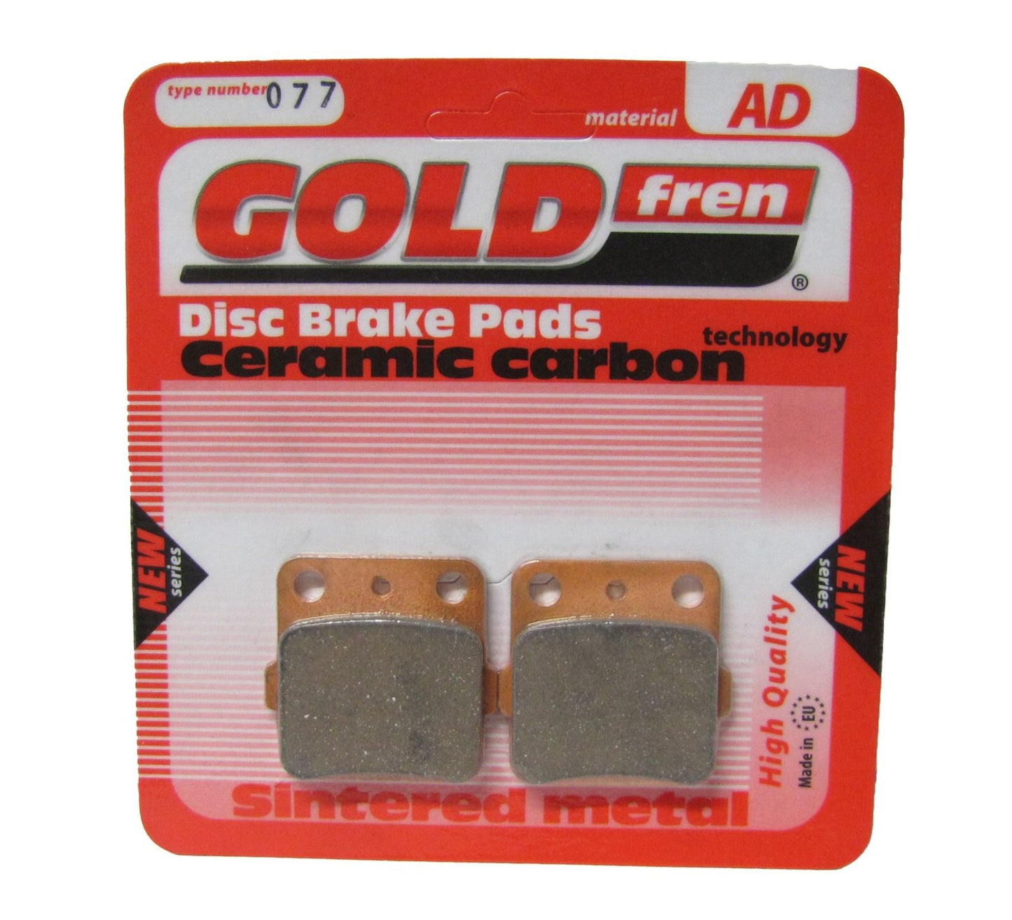 Goldfren Brake Pads AD077, FA84/3, VD127, SBS584, FDB661, DP816