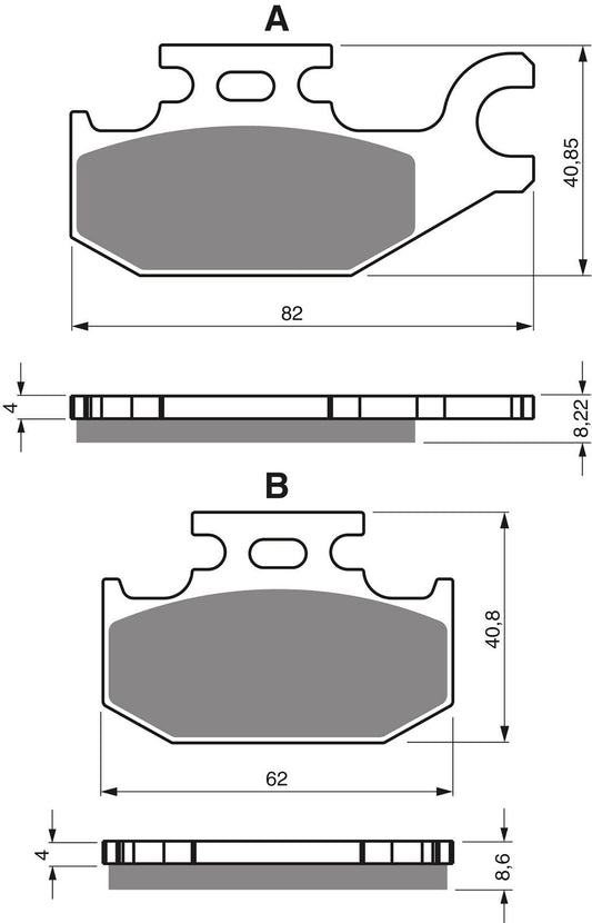 Goldfren Brake Pads K1-373,FA413