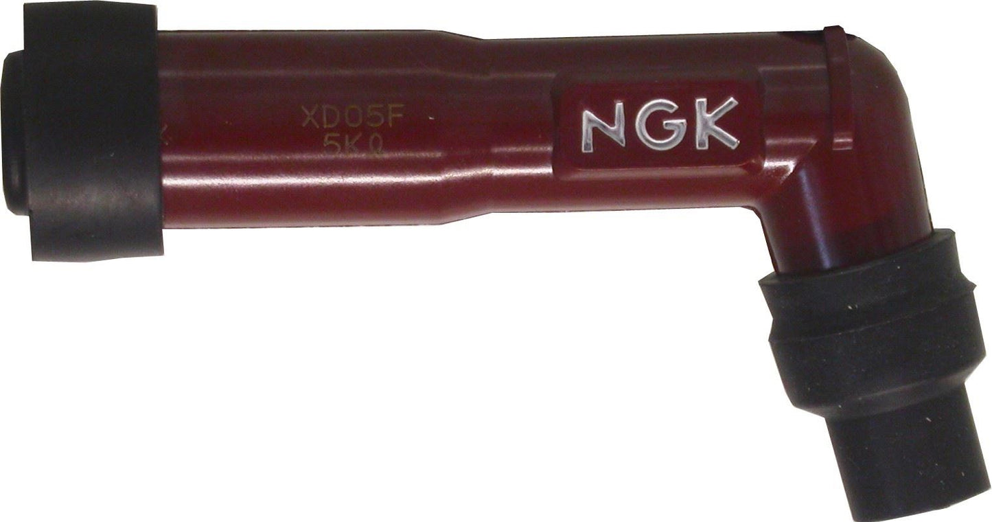 NGK Spark Plug Cap XD05F-R Red (8768) For Threaded Terminal Plugs