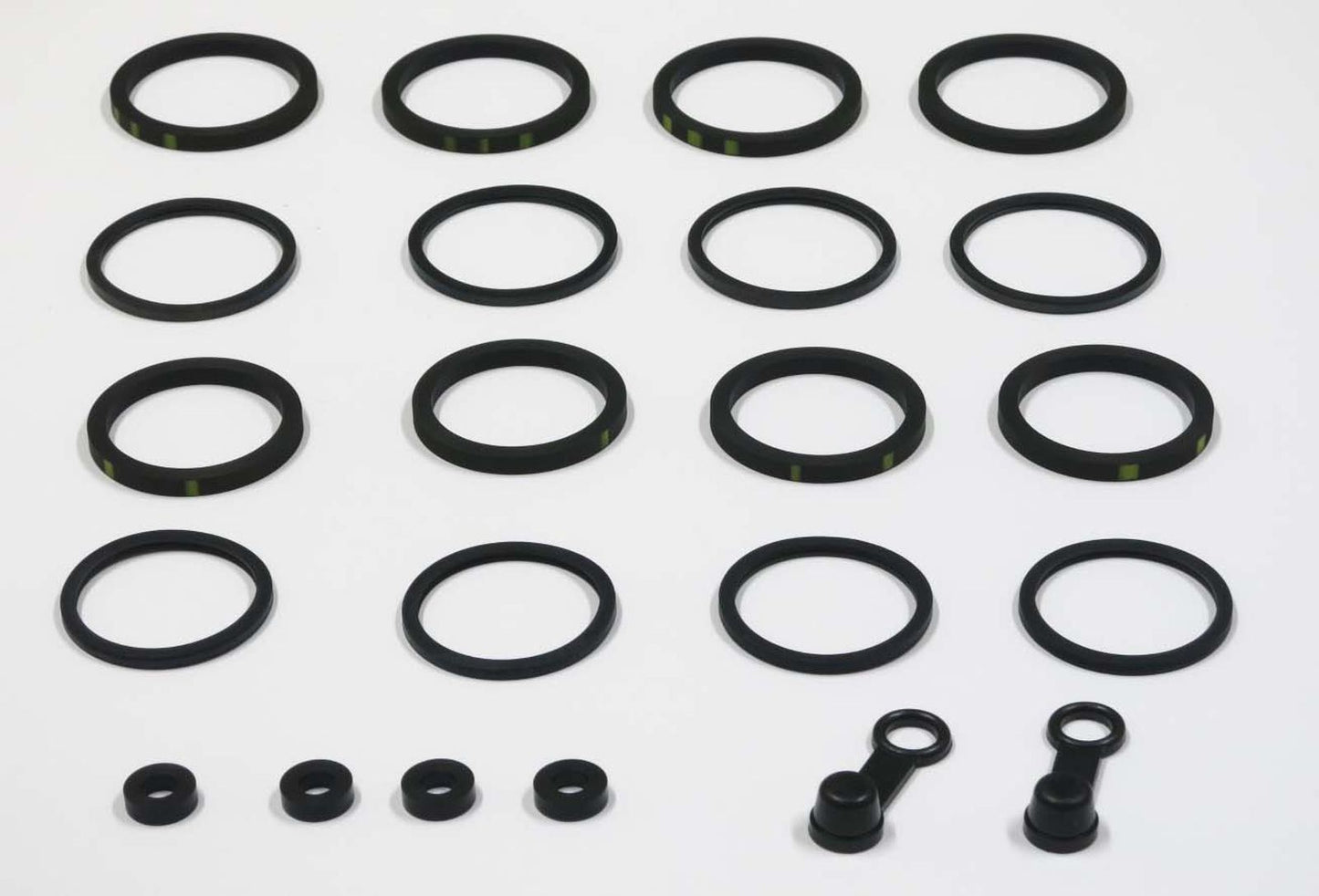 TourMax Brake Caliper Seal Rebuild Kit Front Honda RVF400R (NC35) 94, 96, RVF750R (RC45) 95-96, CB900F 02-07, CBR900RR 93-97, CB1000 95-96, VTR1000F 97-06, CB1300X 97-99