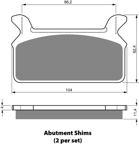 Goldfren Brake Pads AD063, VD922, FA138, FA201, FDB485, SBS668