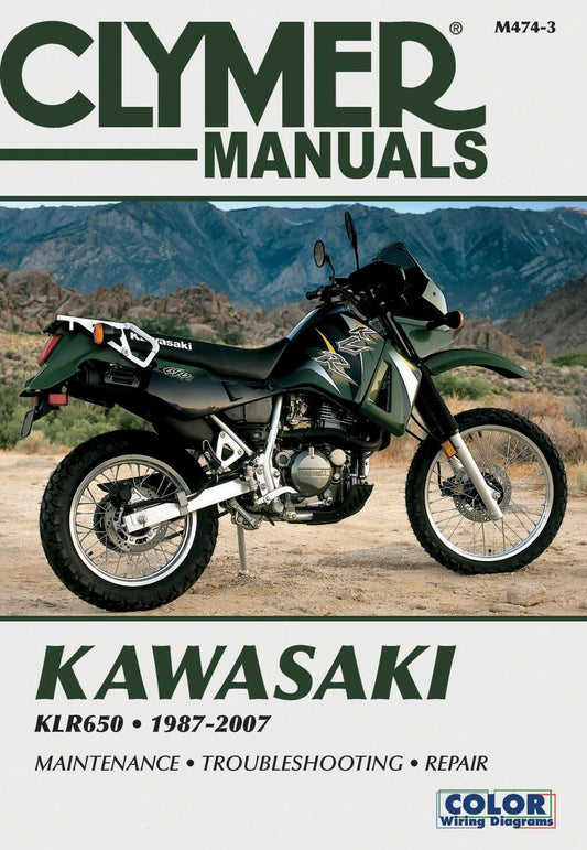 Clymer Manual For Kawasaki KLR650 87-07