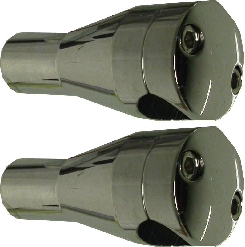 Handlebar Risers 4"Chrome Ro und (Pair)