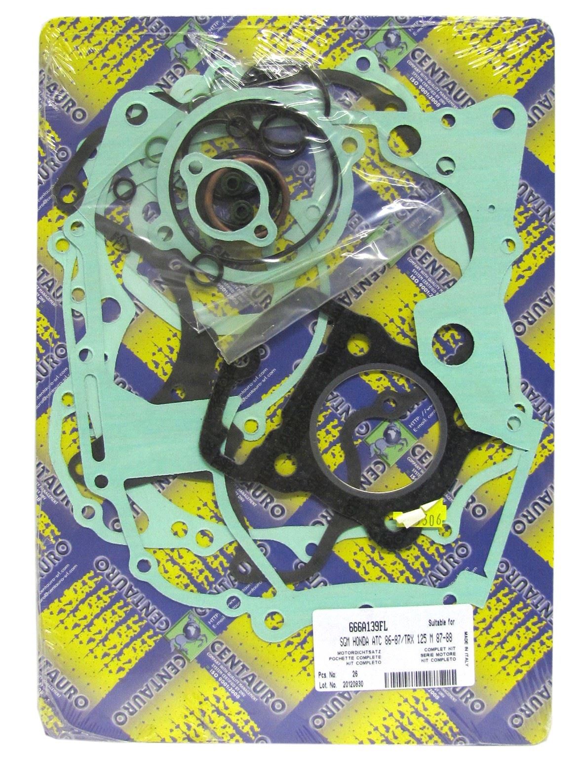 Centauro Full Gasket Set Honda ATC125M 1986-1987, TRX125 H,J 1987-1988