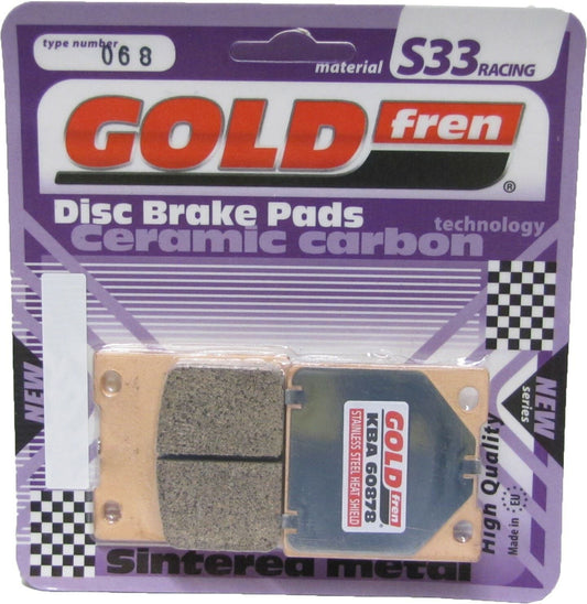 Goldfren Brake Pads S33-068, VD117, FA45, FDB183, SBS526