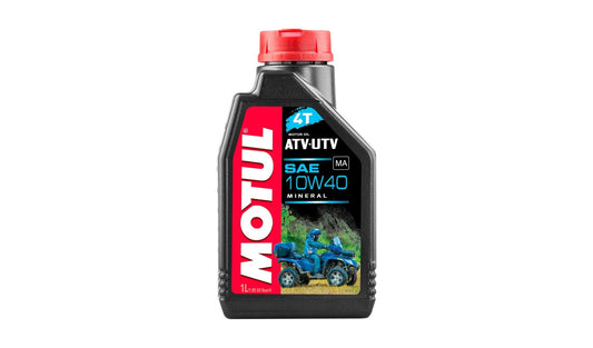BLUE Motul ATV/UTV 10w40 4T Mineral 1 Litres
