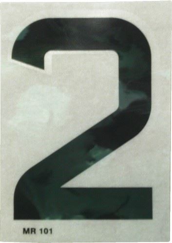 Numbers '2' For Plastic Plate (Per 50)