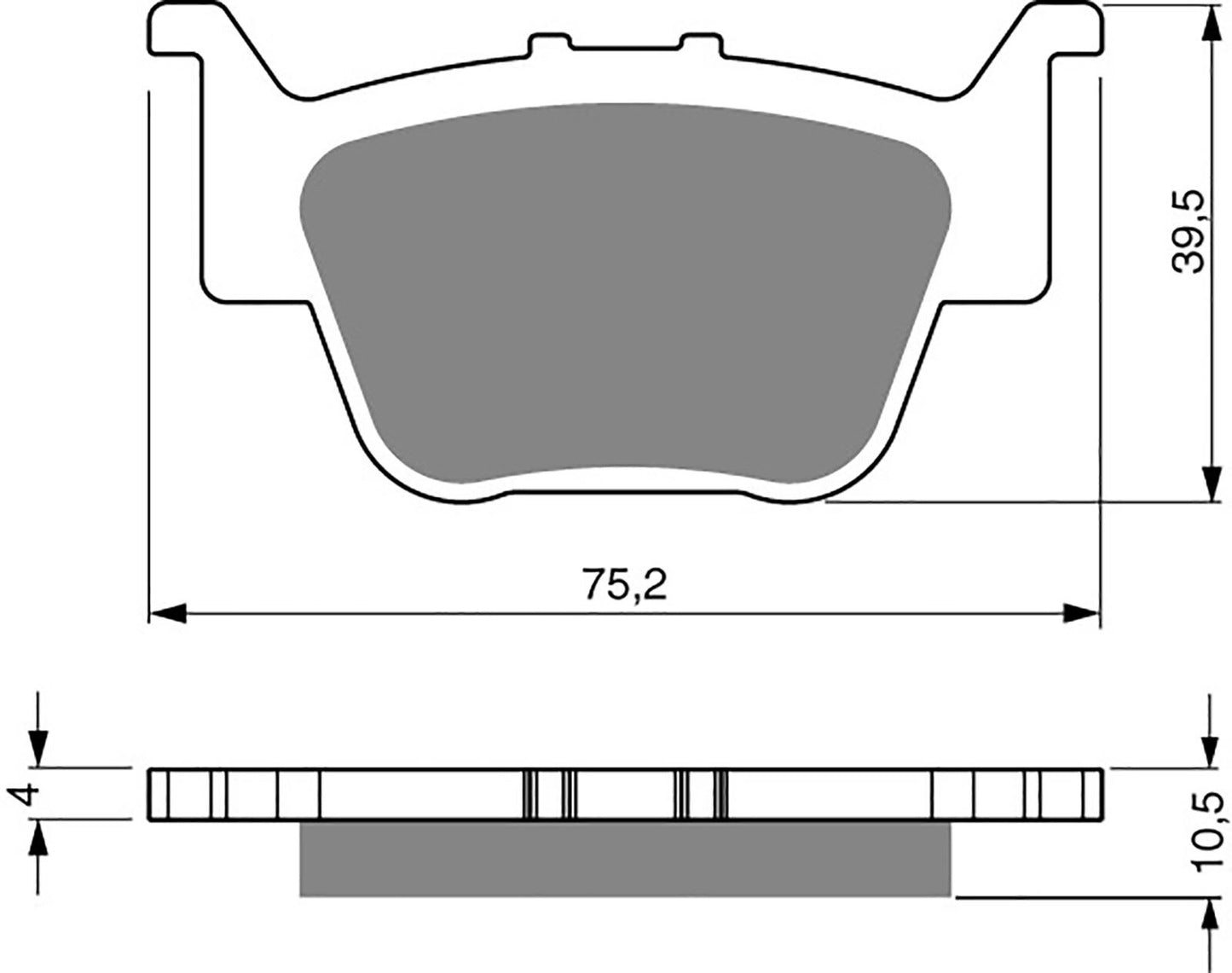 Goldfren Brake Pads S33-243, FA373, VD171, SBS813, FDB2182, DP944
