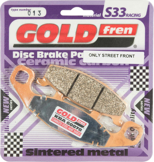 Goldfren Brake Pads S33-013, VD427, FA129, FDB481/R, SBS597