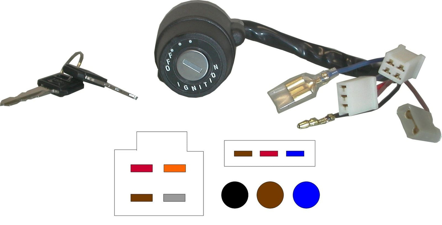 Ignition Switch Yamaha FS1E DX 76-81 (10 Wires)