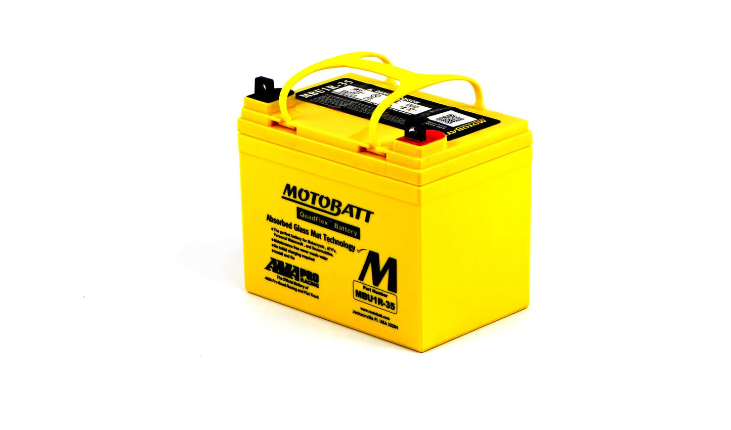Motobatt Battery MBU1R-35 12v 37.1Ah (20Hr) CCA:420A U1-7, U1-9, U1-32 L:195mm x H:180mm x W:130mm