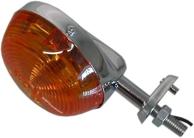 Indicator Yamaha FS1E DX, DT50, TY50M, MJ50, LC50 Front (Amber) (Stem 24mm)