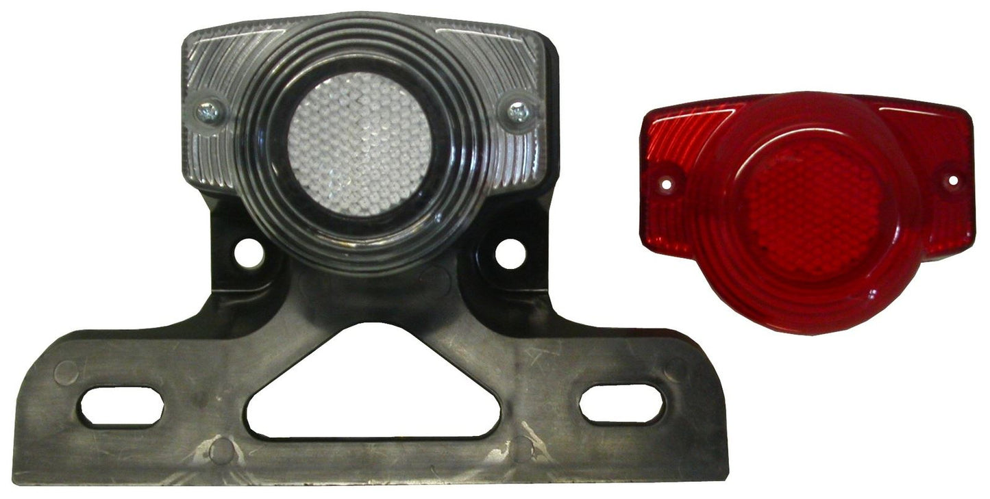 Complete Taillight Honda Z50R Monkey with Red & Clear Lens