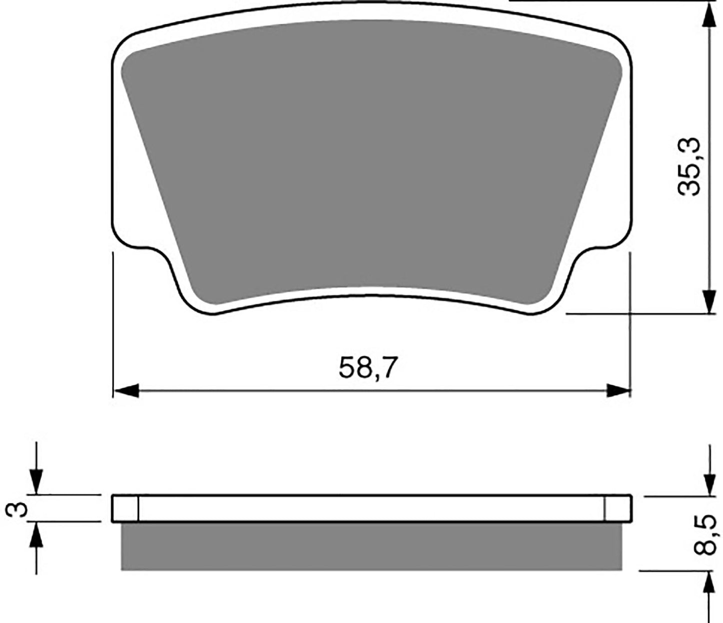 Goldfren Brake Pads AD260, FA463, SBS867, DP990