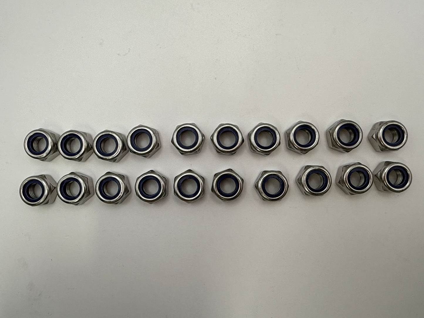 Nuts Nyloc Stainless Steel M10 x 1.25mm Pitch