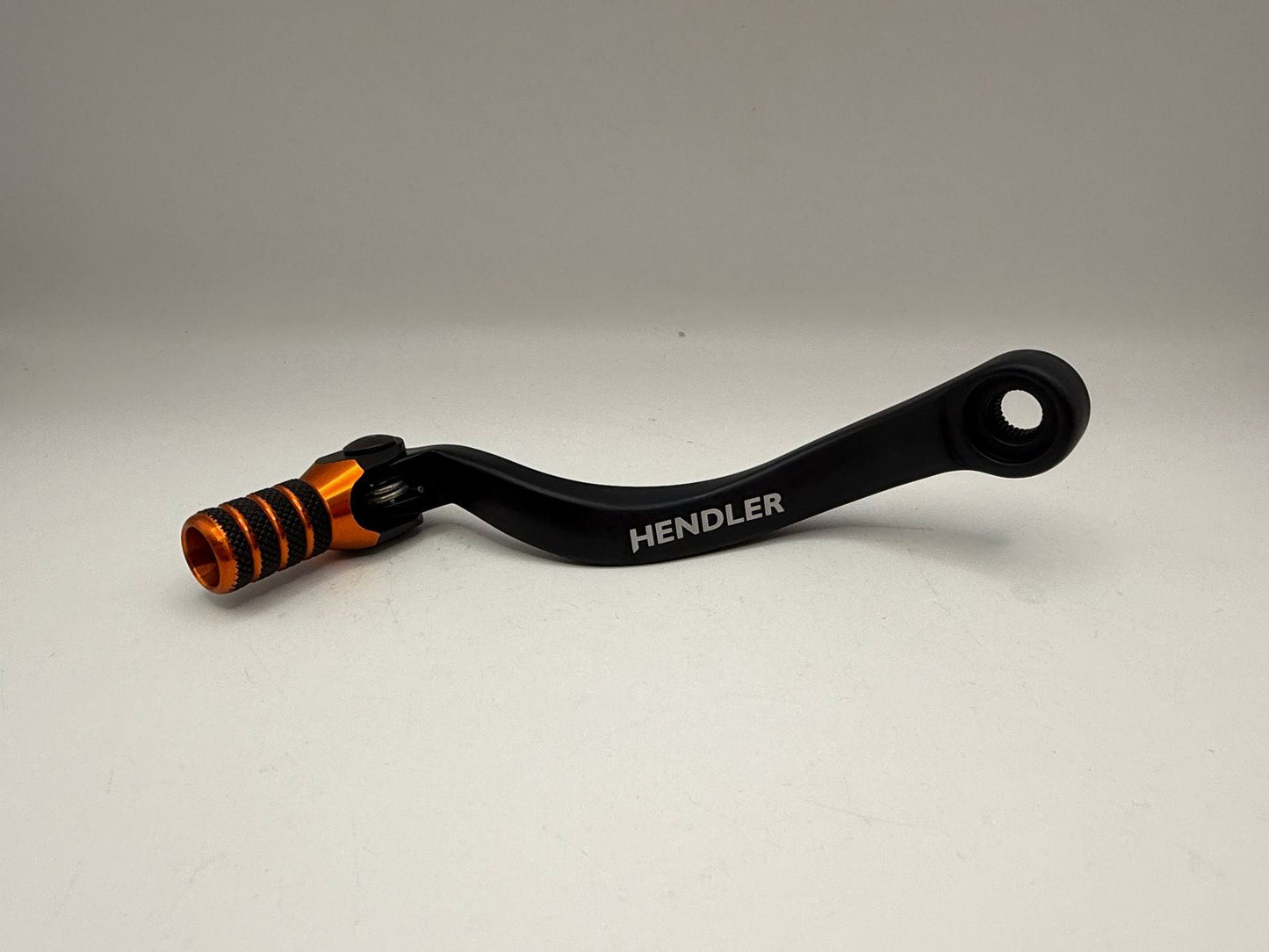 Gear Lever Alloy Black with Orange Tip KTM 125-200 EXC Models 01-16, 250 EXC 01-03, 125 SX 98-15, 200 SX 03-04, 250 SX-F 13-15, 350 SX-F 11-15, 450 SX-F 07-12, Husqvarna TC125 14-16, FC250-350 14-15, Husaberg TE125 12-14