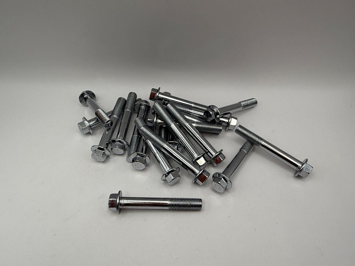 Bolts Flanged Chrome Hexagon M10 x 65mm x 1.25mm Pitch (12mm Head)