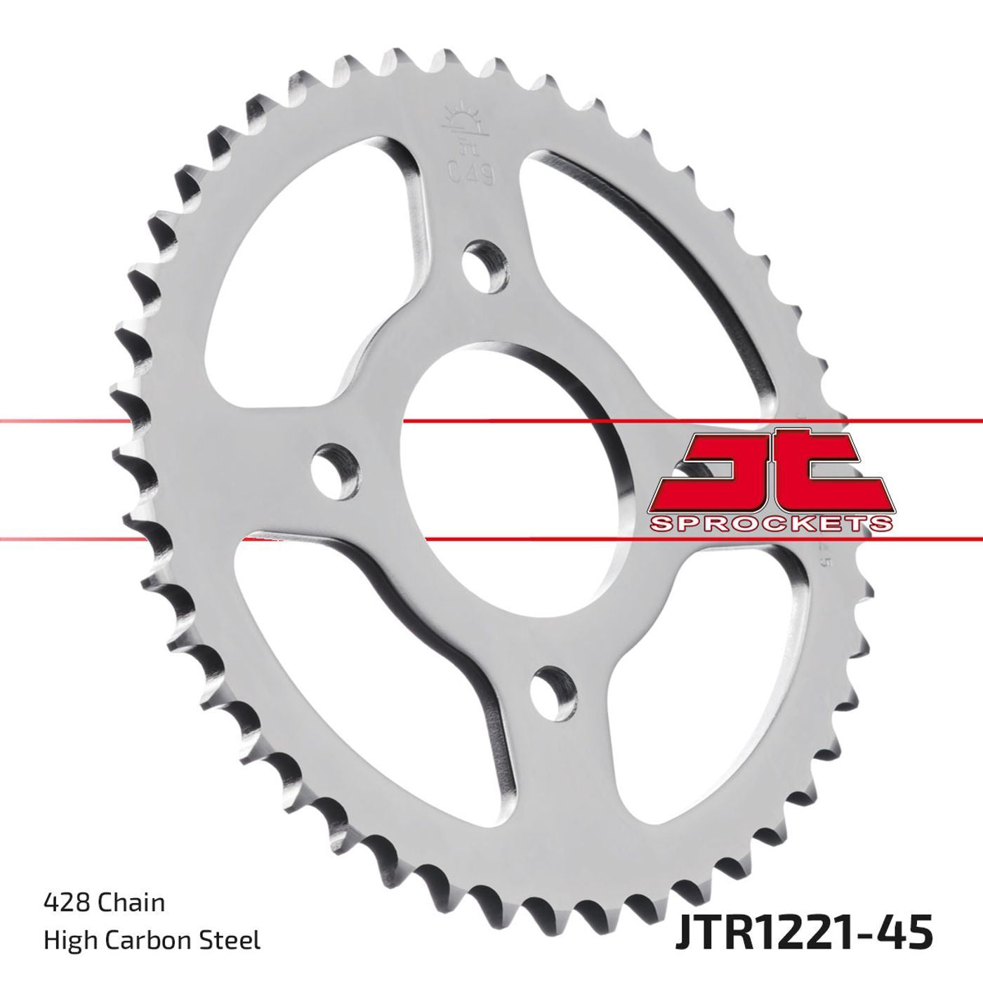 JTR1221.45 REAR SPROCKET 45TOOTH PITCH 42