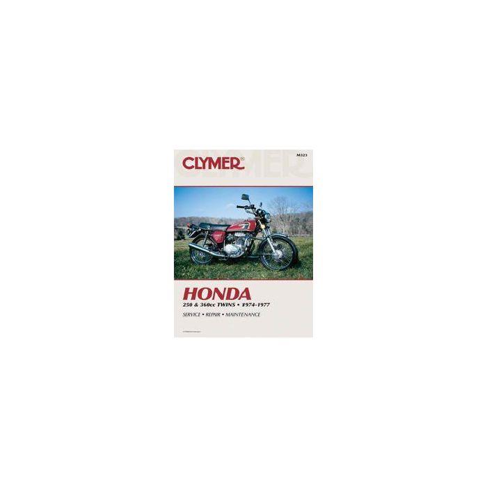 Clymer Manual For Honda 250-360cc Twins 74-77