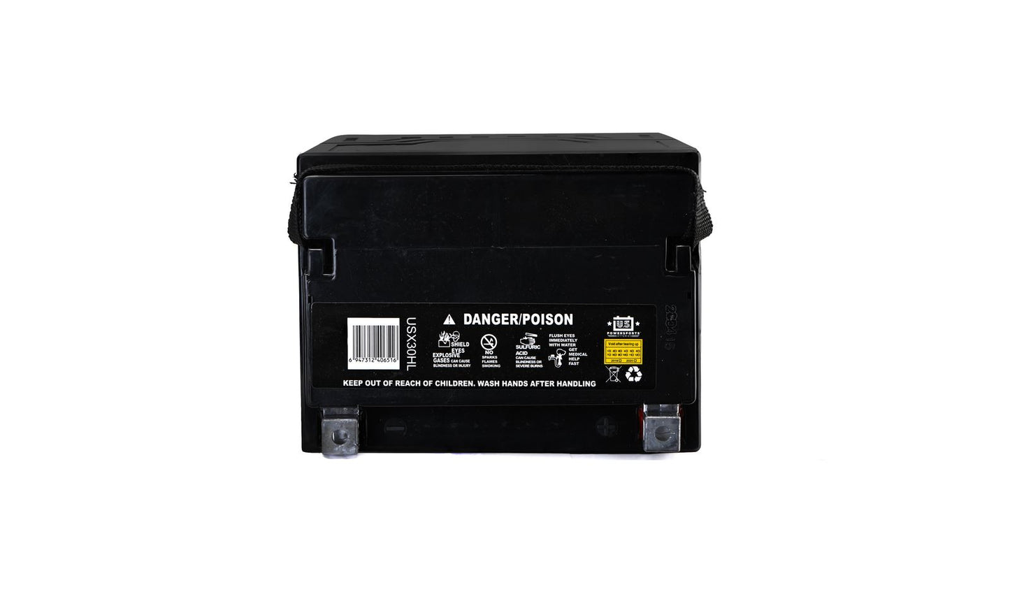 MTX Power/ US Powersports Battery XT30L/ USX30HL Sealed 12v 29.0AH CCA:380A L:166mm x H:175mm x W:125mm CTX30L-BS, CB30L-B,C60-N24L-A