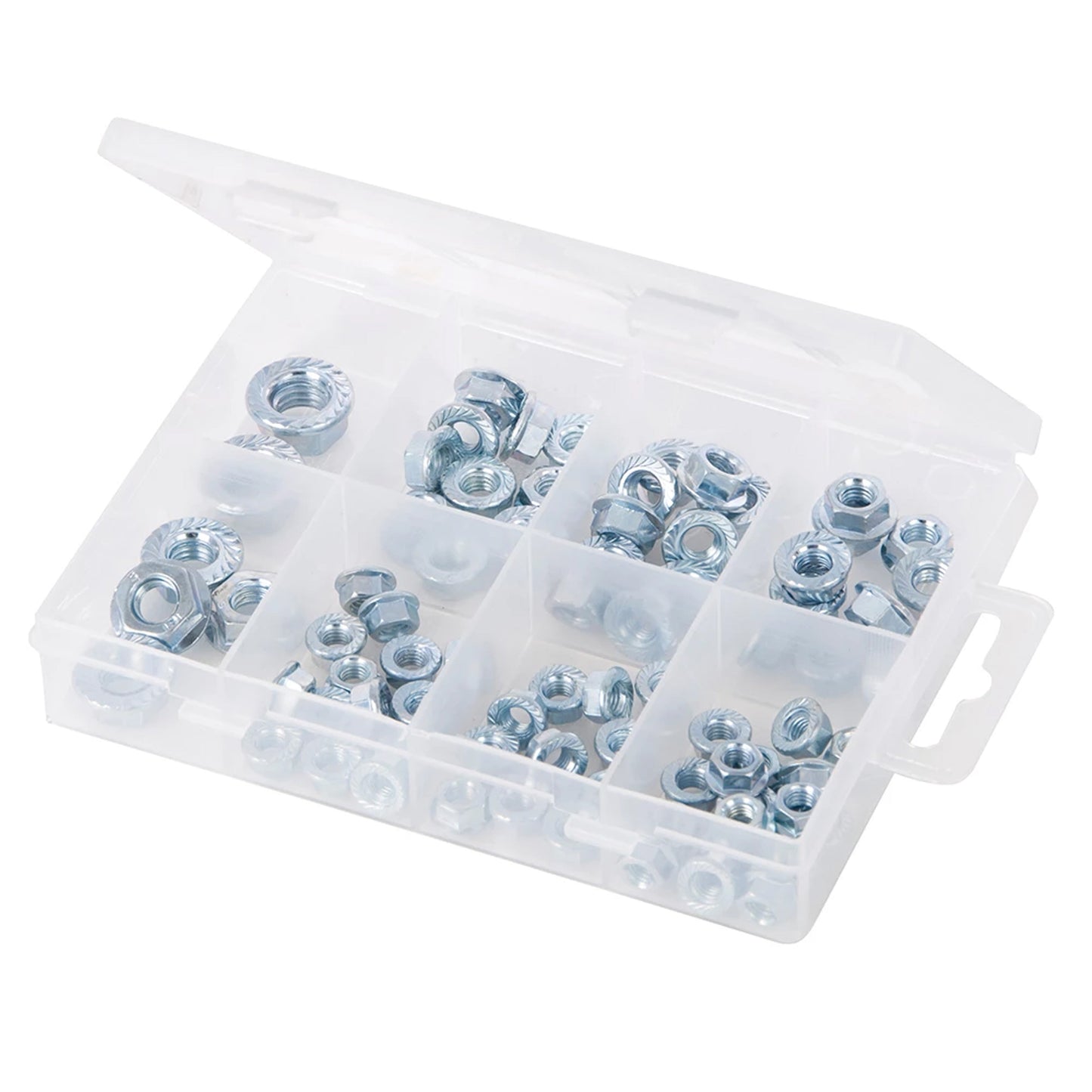 FLANGE NUT MIXED PACK 78pcs