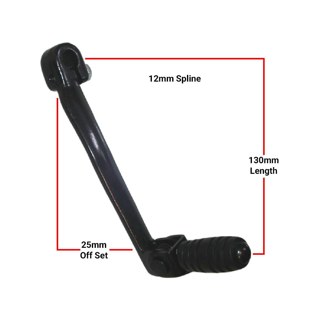 Gear Lever Suzuki 4.50" Black Folding Lever