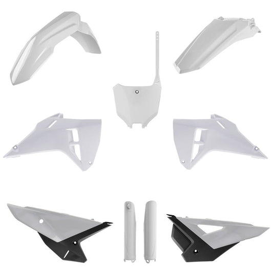 POLISPORT PLASTIC KIT + FORK GUARDS HONDA CRF250R 2025, CRF450R 2025, WHITE