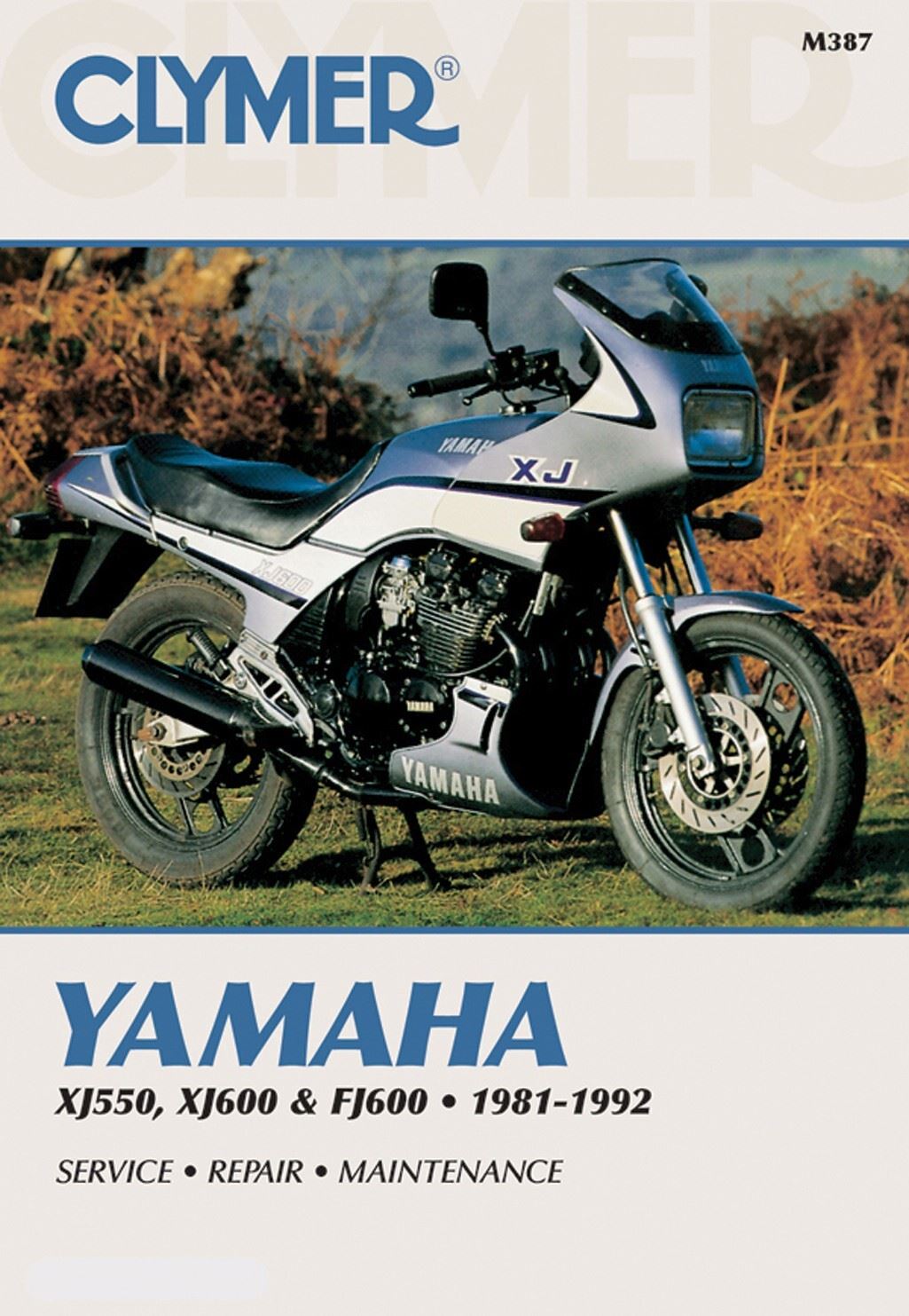 Clymer Manual For Yamaha XJ550, XJ600 & FJ600 81-92