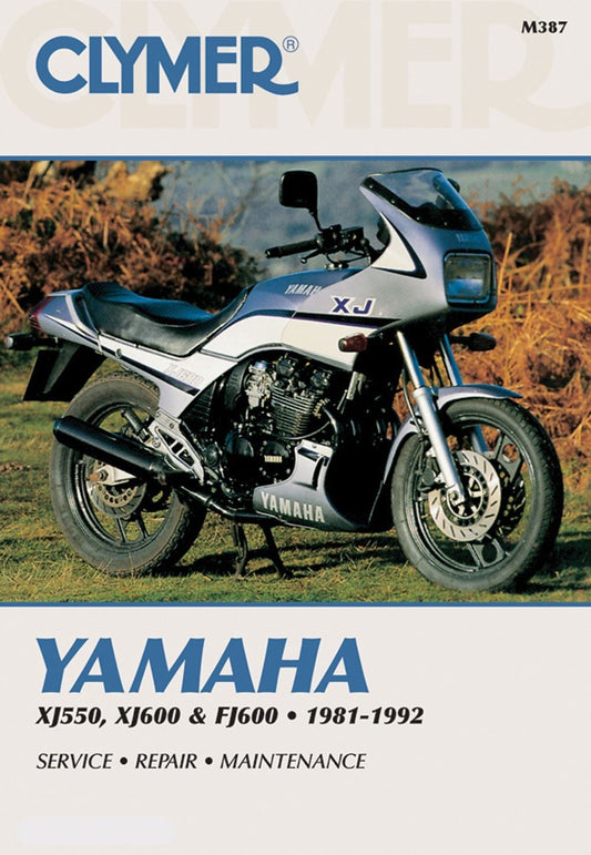 Clymer Manual For Yamaha XJ550, XJ600 & FJ600 81-92