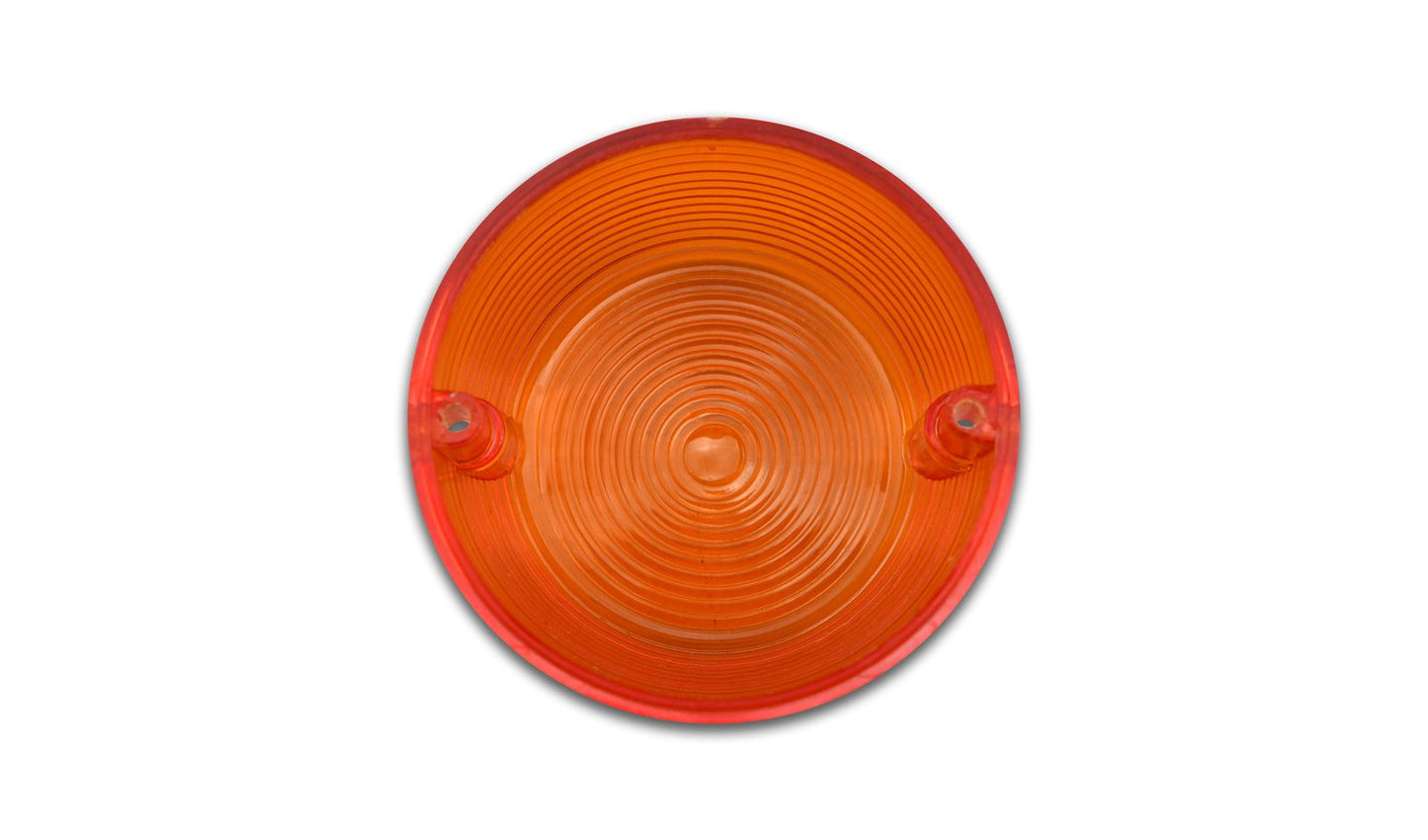 Indicator Lens Yamaha RD125DX, RD200DX (Standard Circle Pattern) (Amber)