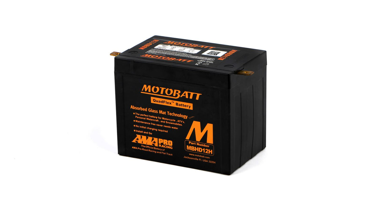 Motobatt Battery MBHD12H 12v 35.0Ah (20Hr) CCA:420A YHD-12H L:200mm x H:163mm x W:163mm