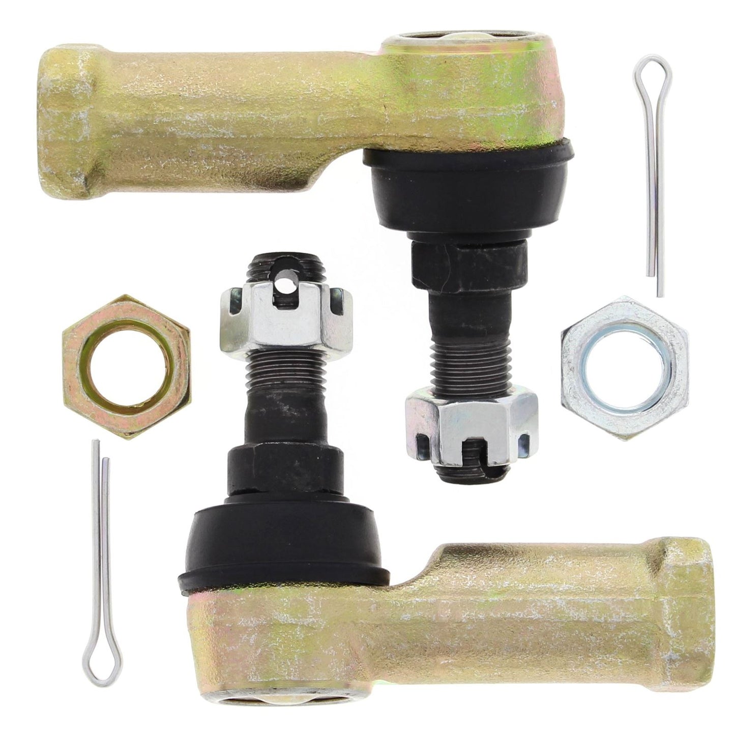 Tie Rod End Kit, 2 Kits Req. Per Veh. Honda FL400 1989, TRX200 90-97, TRX200D 90-97, TRX250 Recon 97-01, TRX250TE Recon 02-21, TRX250TM Recon 02-21, TRX250X / EX Sportrax 01-21, TRX300 Fourtrax 88-00, TRX300FW Fourtrax 4x4 88-00, TRX350FE 00-06,