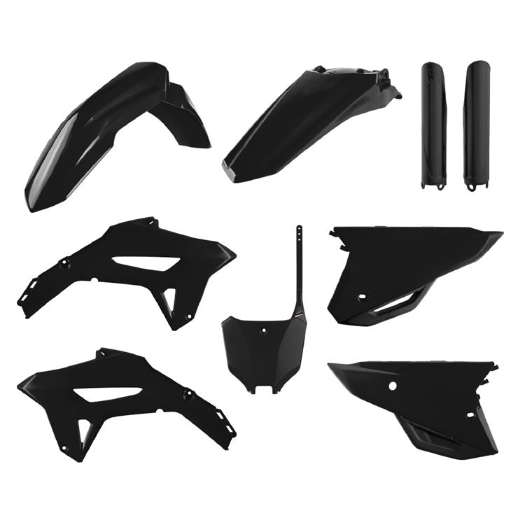 POLISPORT PLASTIC KIT + FORK GUARDS HONDA CRF250R 22-24, CRF450R 21-24, BLACK