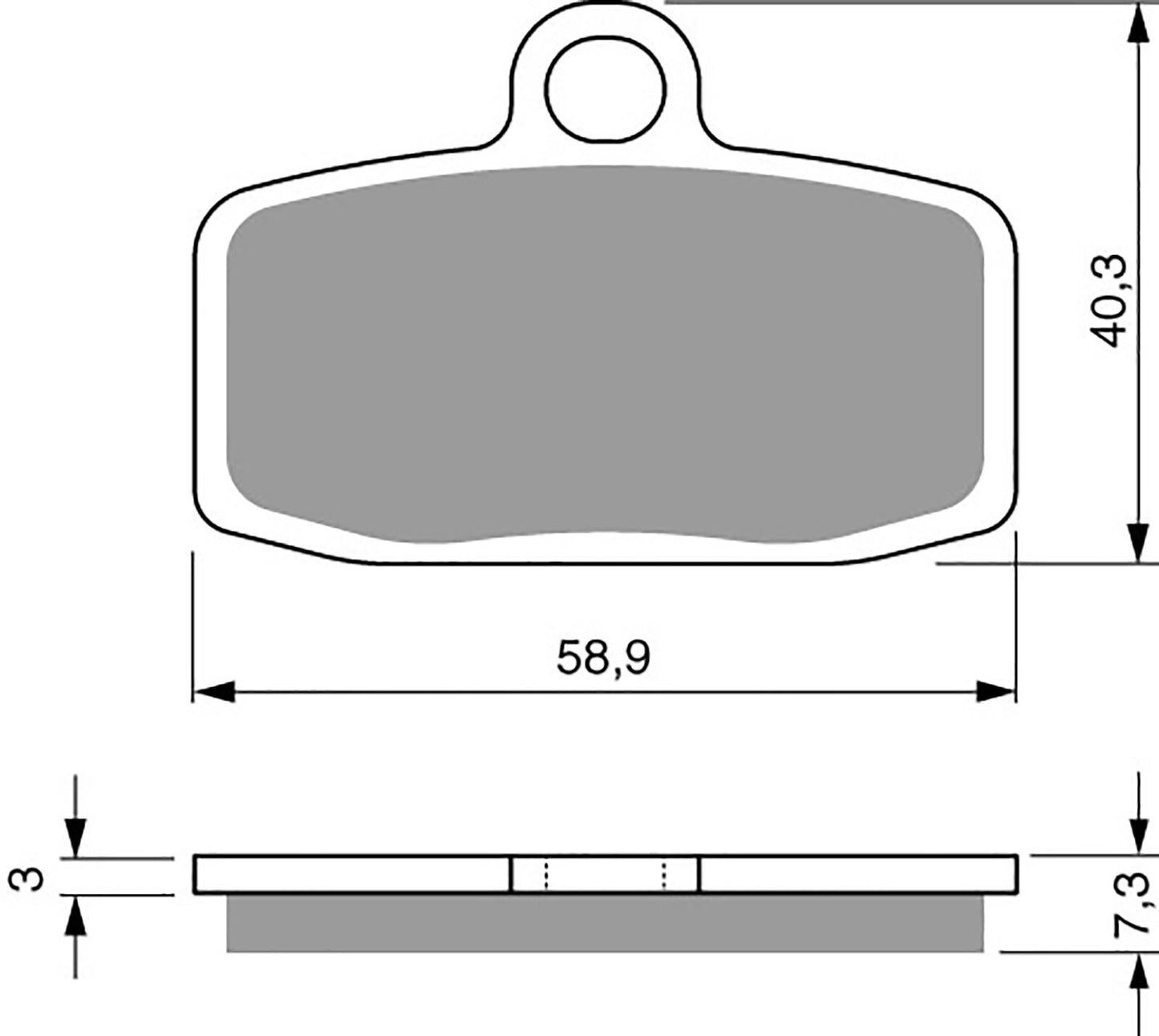 Goldfren Brake Pads AD307, FA612