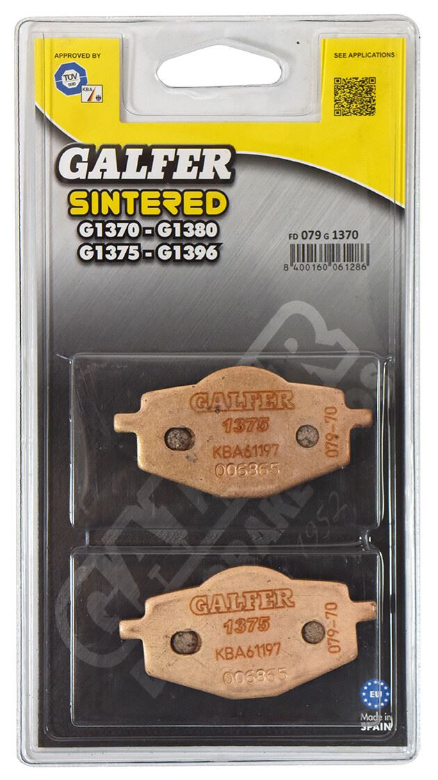 Galfer Brake Pad FD079,AD018,VD329,FA101,FDB383,SBS575,SBS619
