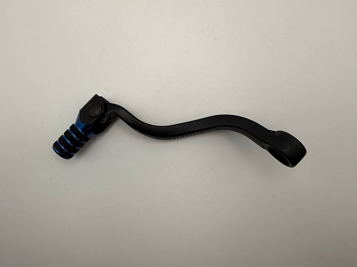 Gear Lever Alloy Black with Blue Tip KTM 125-200 EXC Models 01-16, 250 EXC 01-03, 125 SX 98-15, 200 SX 03-04, 250 SX-F 13-15, 350 SX-F 11-15, 450 SX-F 07-12, Husqvarna TC125 14-16, FC250-350 14-15, Husaberg TE125 12-14